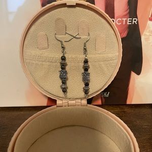 Handmade hematite earrings!